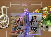 Personalized Photo Frame Custom Photo Frame with Light, Girlfriend Gift Mother Gift Wife Gift Wedding Decor