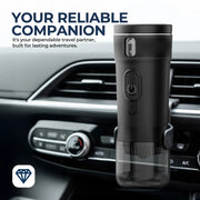 Portable Coffee Maker Small Espresso Machine DC12V Travel Coffee Maker for Car Outdoors Camping Backpacker Lightweight