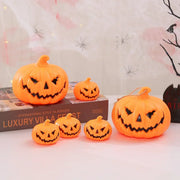 LED Pumpkin Lantern Halloween Ghost Face Christmas Gift Festival Party Atmosphere Light Glow-in-the-dark Decor Light Ornaments