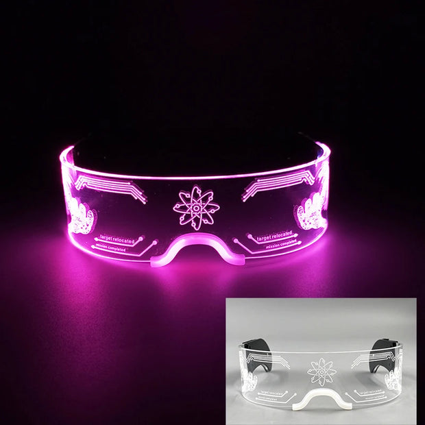 New Colorful LED Glasses Women Men Decor Eyewear Luminous Party Glasses Glowing For  Rave Night Club Bar  Dancing Party