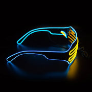 LED Glowing Glasses Gafas Luminous Bril Neon Christmas Glow Sunglasses Flashing Light Glass for Party Supplies Prop Costumes New