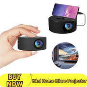 New Mini Home Micro Projector Portable Outdoor Support 1080P Built In Speaker Wired Same Screen Mobile Phone Movie Projector