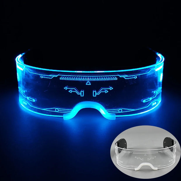New Colorful LED Glasses Women Men Decor Eyewear Luminous Party Glasses Glowing For  Rave Night Club Bar  Dancing Party