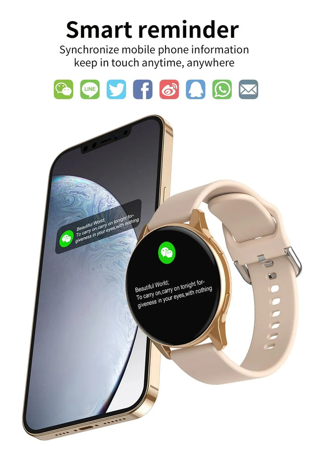 LIGE New Smart Watch 2025 Wireless Charging Smartwatch Bluetooth Calls Watches Men Women Fitness Bracelet Custom Watch Face +Box