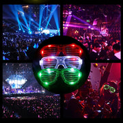 10/20/30/40/50Pcs Glow Glasses Party Glow in the Dark Light Up LED Glasses Neon Favors Sunglasses for Wedding Birthday Party