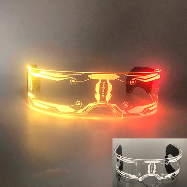 New Colorful LED Glasses Women Men Decor Eyewear Luminous Party Glasses Glowing For  Rave Night Club Bar  Dancing Party