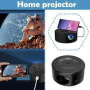 New Mini Home Micro Projector Portable Outdoor Support 1080P Built In Speaker Wired Same Screen Mobile Phone Movie Projector