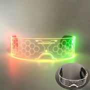 New Colorful LED Glasses Women Men Decor Eyewear Luminous Party Glasses Glowing For  Rave Night Club Bar  Dancing Party
