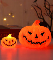 LED Pumpkin Lantern Halloween Ghost Face Christmas Gift Festival Party Atmosphere Light Glow-in-the-dark Decor Light Ornaments