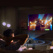 New Mini Home Micro Projector Portable Outdoor Support 1080P Built In Speaker Wired Same Screen Mobile Phone Movie Projector