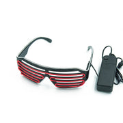 LED Glowing Glasses Gafas Luminous Bril Neon Christmas Glow Sunglasses Flashing Light Glass for Party Supplies Prop Costumes New