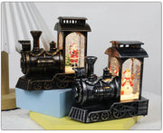 Christmas decorations, crystal ball, Christmas train, snowflake lights, Christmas tabletop ornaments, creative Christmas gifts