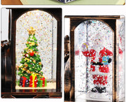 Christmas decorations, crystal ball, Christmas train, snowflake lights, Christmas tabletop ornaments, creative Christmas gifts