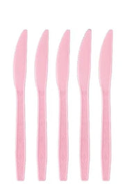 Light Pink Party Supplies Dinnerware Set Include Plates and Cups Tablecloth for Baby Shower Wedding Birthday Valentine's Day