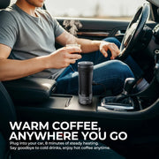 Portable Coffee Maker Small Espresso Machine DC12V Travel Coffee Maker for Car Outdoors Camping Backpacker Lightweight