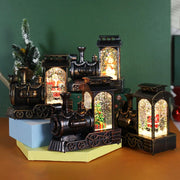 Christmas decorations, crystal ball, Christmas train, snowflake lights, Christmas tabletop ornaments, creative Christmas gifts