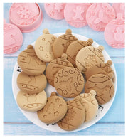 Christmas Cookie Mold Set Creative Baking Tools Holiday Biscuit Cutter Sugar Cookie Shaper DIY Kitchen Accessories for Baking