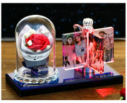 Personalized Photo Frame Custom Photo Frame with Light, Girlfriend Gift Mother Gift Wife Gift Wedding Decor