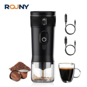 Portable Coffee Maker Small Espresso Machine DC12V Travel Coffee Maker for Car Outdoors Camping Backpacker Lightweight
