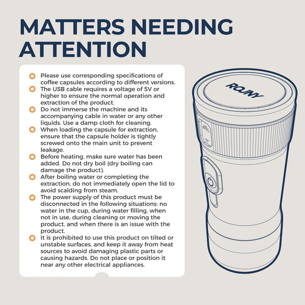 Portable Coffee Maker Small Espresso Machine DC12V Travel Coffee Maker for Car Outdoors Camping Backpacker Lightweight