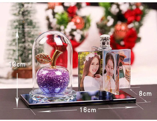 Personalized Photo Frame Custom Photo Frame with Light, Girlfriend Gift Mother Gift Wife Gift Wedding Decor