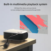 MINI Projector Portable 3D LED Video Projectors Home Cinema Theater Game Laser Beamer Smart TV BOX 1080P 4K Via HD Port A2000