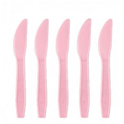 Light Pink Party Supplies Dinnerware Set Include Plates and Cups Tablecloth for Baby Shower Wedding Birthday Valentine's Day