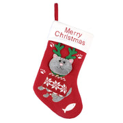 Christmas Stockings Cute Dog Cartoon Christmas Stockings Candy Gift Socks Christmas Decorations Christmas Tree Ornaments