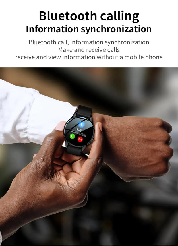 LIGE New Smart Watch 2025 Wireless Charging Smartwatch Bluetooth Calls Watches Men Women Fitness Bracelet Custom Watch Face +Box