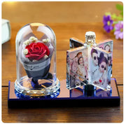 Personalized Photo Frame Custom Photo Frame with Light, Girlfriend Gift Mother Gift Wife Gift Wedding Decor