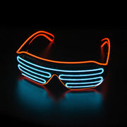 LED Glowing Glasses Gafas Luminous Bril Neon Christmas Glow Sunglasses Flashing Light Glass for Party Supplies Prop Costumes New