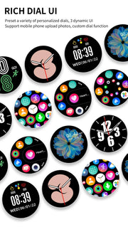 LIGE New Smart Watch 2025 Wireless Charging Smartwatch Bluetooth Calls Watches Men Women Fitness Bracelet Custom Watch Face +Box