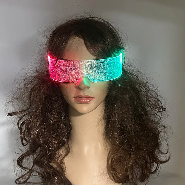 New Colorful LED Glasses Women Men Decor Eyewear Luminous Party Glasses Glowing For  Rave Night Club Bar  Dancing Party