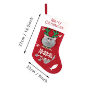 Christmas Stockings Cute Dog Cartoon Christmas Stockings Candy Gift Socks Christmas Decorations Christmas Tree Ornaments