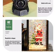 Christmas decorations, crystal ball, Christmas train, snowflake lights, Christmas tabletop ornaments, creative Christmas gifts