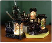 Christmas decorations, crystal ball, Christmas train, snowflake lights, Christmas tabletop ornaments, creative Christmas gifts