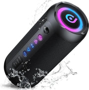 Portable Bluetooth Speaker, Bluetooth 5.4 Speaker, 30W Dual Speaker, Deep Bass, 30H Playtime, 3 EQ Mode, Colorful RGB Lights